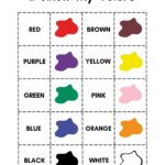 Printable i Know My Colors Worksheet - Etsy
