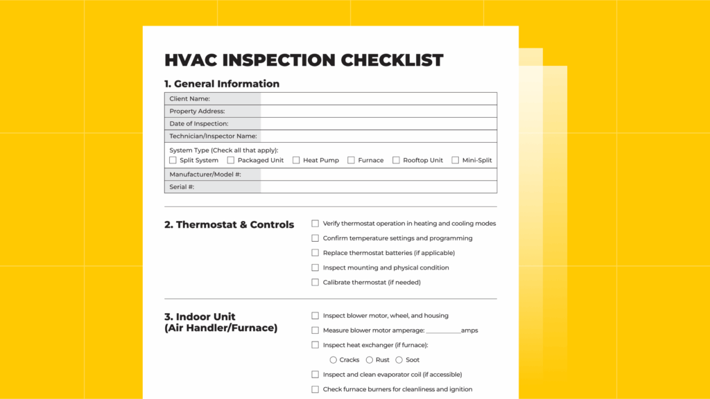 inspection checklist