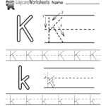 Letter K Worksheets Free Printables - Free Printable Letter K Alphabet Learning Worksheet for Preschool