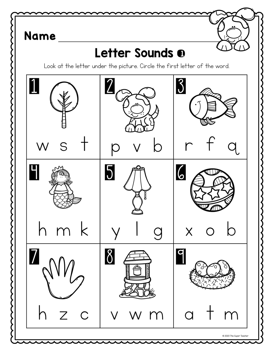 Letter Sound Worksheets For Kindergarten - Letter S Sound Worksheets - Tree Valley Academy - Worksheets Library
