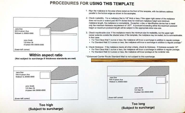 Letter Template With Boxes To Check - addressing u s mail