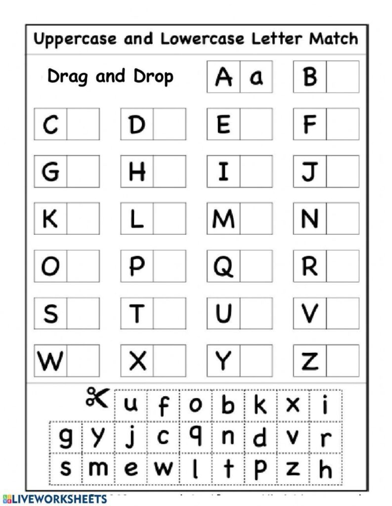 Matching Uppercase And Lowercase Letters Printables – Matching uppercase and lowercase letters worksheet – free printable … Matching Uppercase And Lowercase Letters Printables - Matching uppercase and lowercase letters worksheet - free printable ...