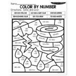 Math Color By Number 3rd Grade - Color By Number Worksheets 3rd Grade 3rd Grade Math Coloring Squared