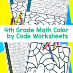 Math Color By Number 4th Grade - 4th Grade Math Worksheets | 4th grade guided math worksheets, Fourth ...
