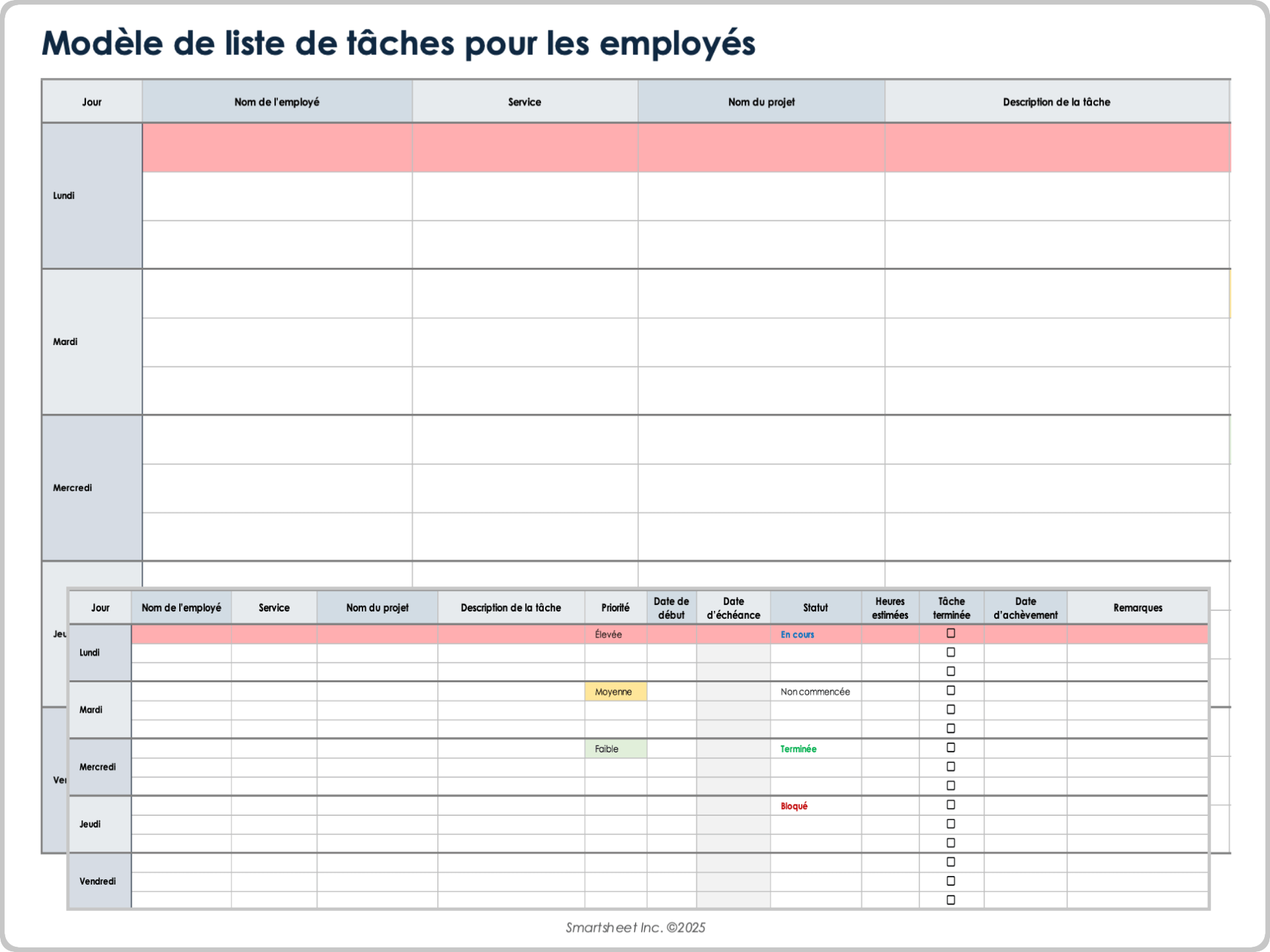 Modèle Liste De Tâches Word - best to do list excel templates