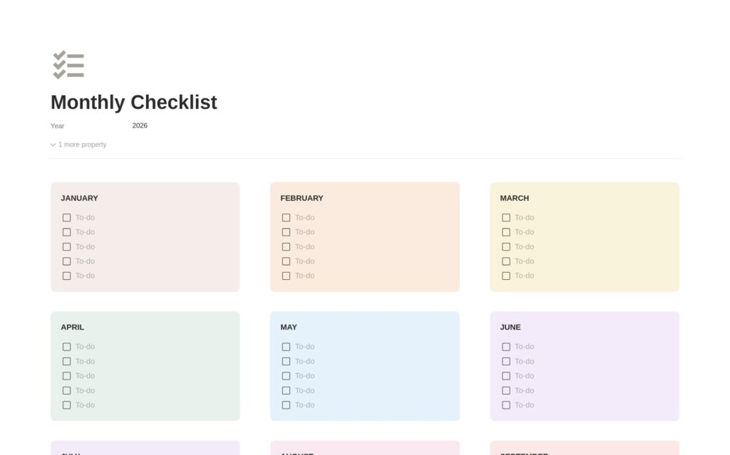 Monthly To Do Checklist Template – tracker monthly checklist Monthly To Do Checklist Template - tracker monthly checklist