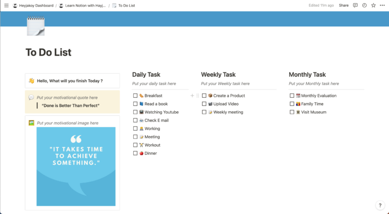 Motivation To Do List Template - simple to do list template with motivational