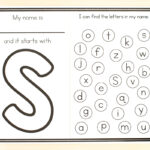 My Name Starts With The Letter Worksheet Free - Letters in My Name Colouring Worksheet / Worksheet - Twinkl ...