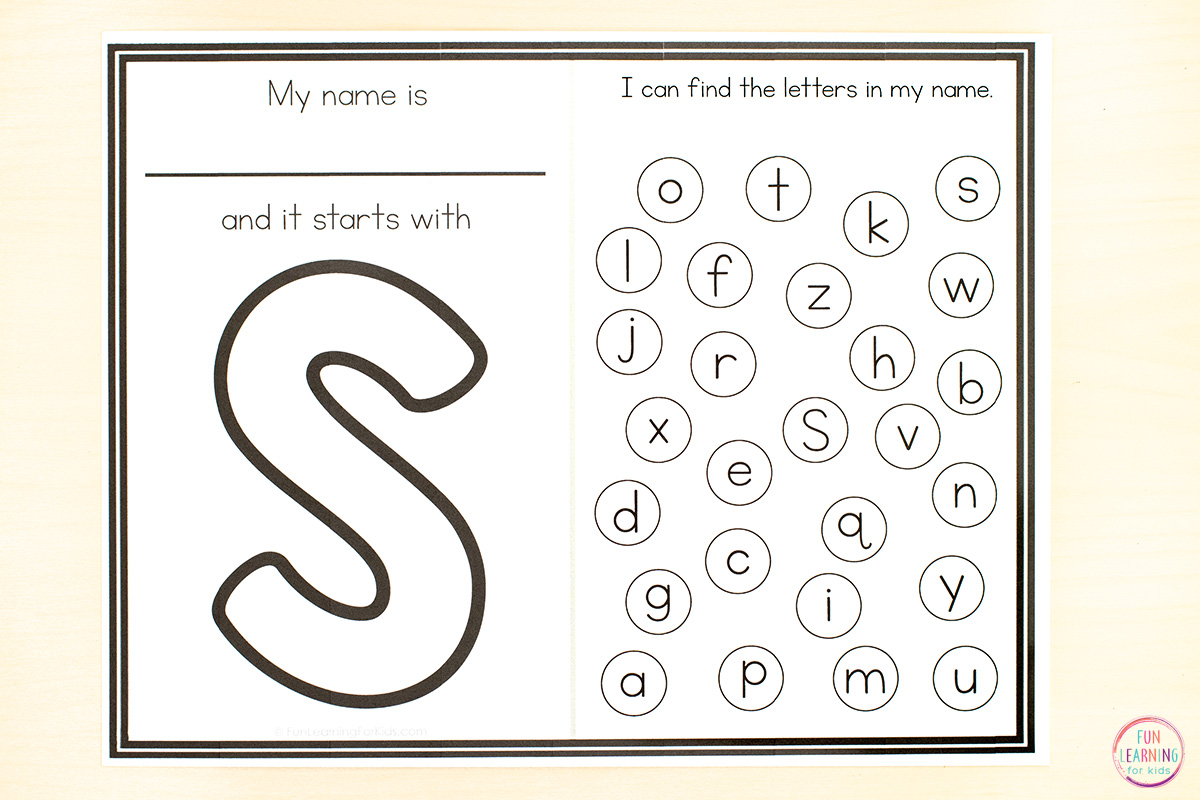 My Name Starts With The Letter Worksheet Free - Letters in My Name Colouring Worksheet / Worksheet - Twinkl ...
