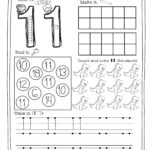 Number 11 Worksheet For Preschool - Adriansonfifth