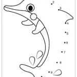 Number Dot To Dot 1 10 - Dolphin Dot to Dot Game for Kids | Join dots for kids, Connect the dots ...