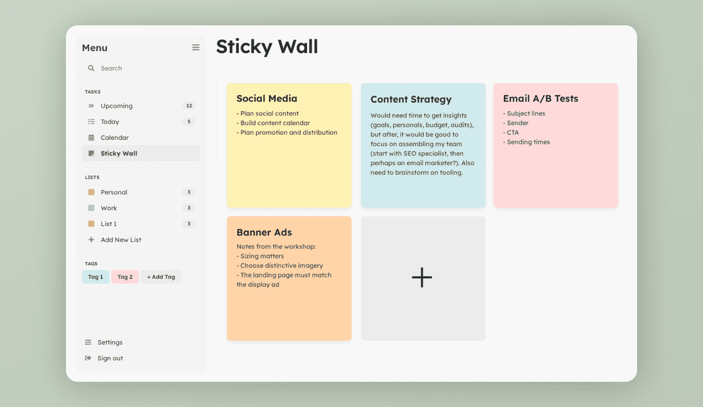 Online To-Do List Template - to do website