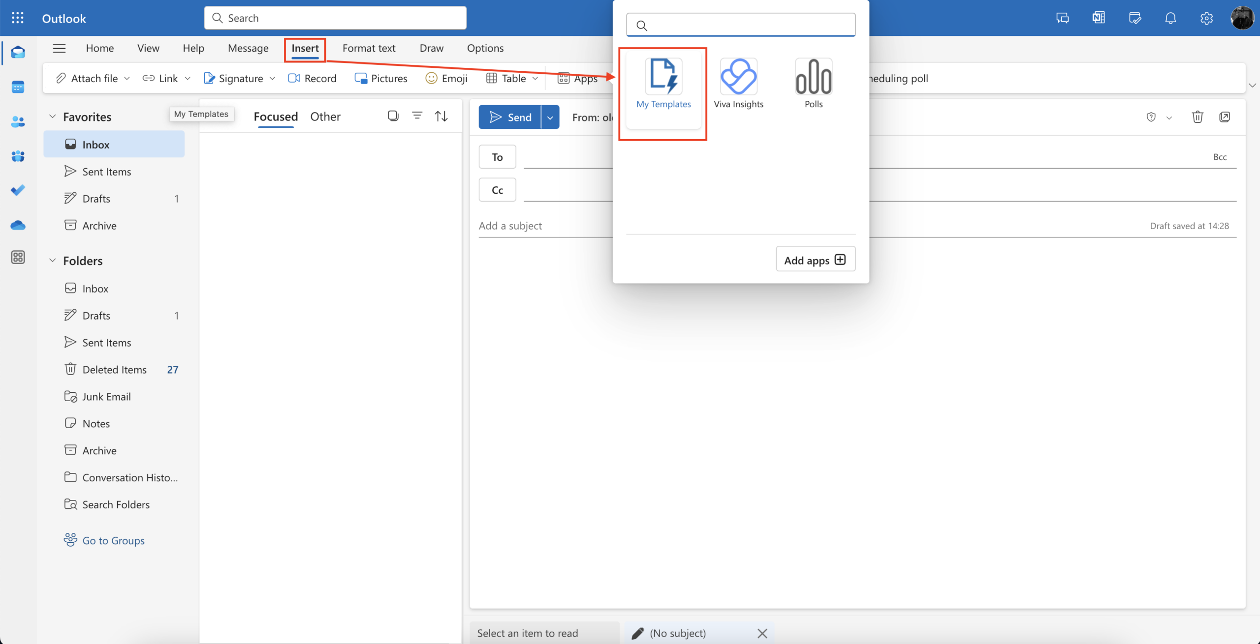 Outlook Email Template With Checklist - how to create email template in outlook