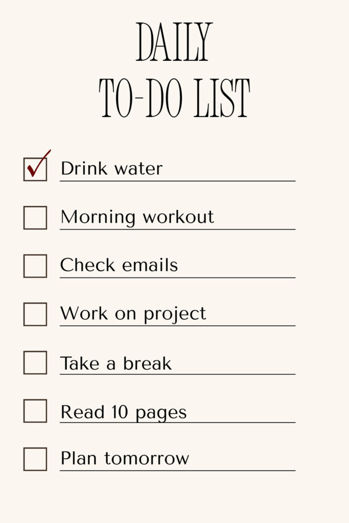 Pinterest To-Do Checklist Template - to do list
