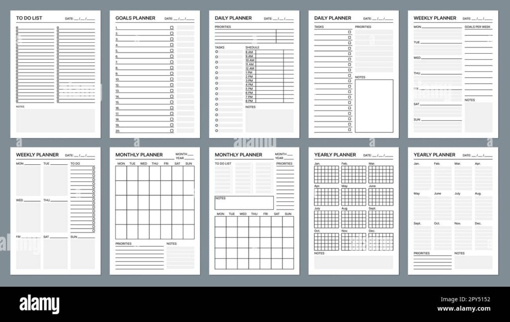 planner page templates business week organizer checklist office work printable vector agenda school or college education daily goal planners templa image550227806 planner page templates business week organizer checklist office work printable vector agenda school or college education daily goal planners templa image550227806