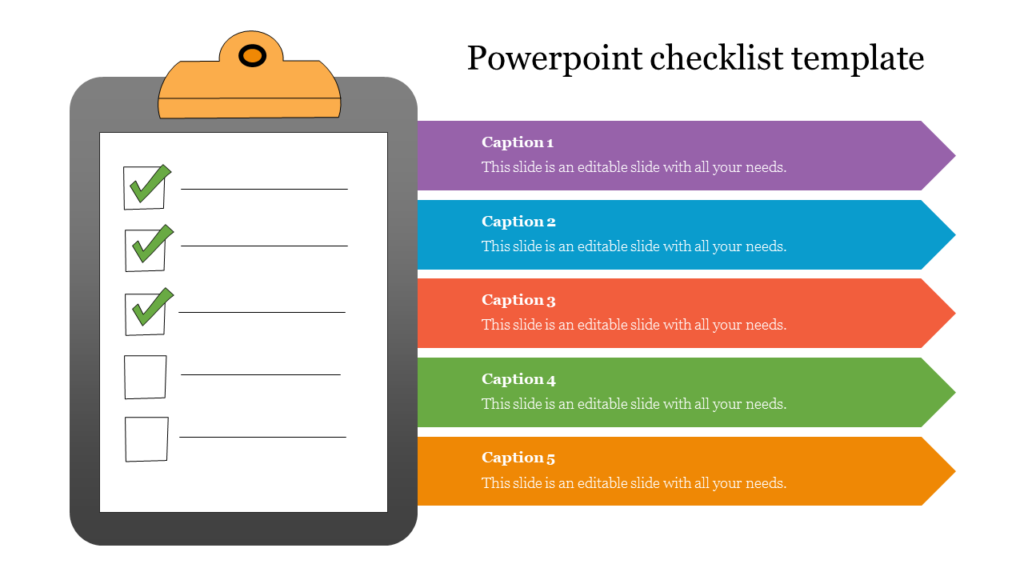 powerpoint checklist template 26 powerpoint checklist template 26