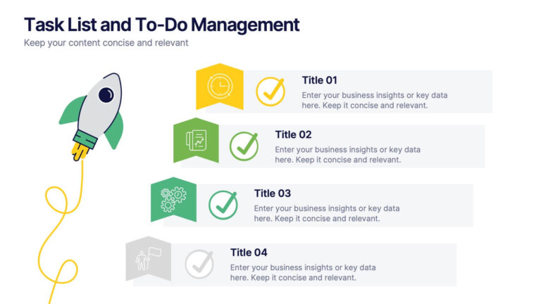 Powerpoint To-Do List Template Free - task list and to do management presentation