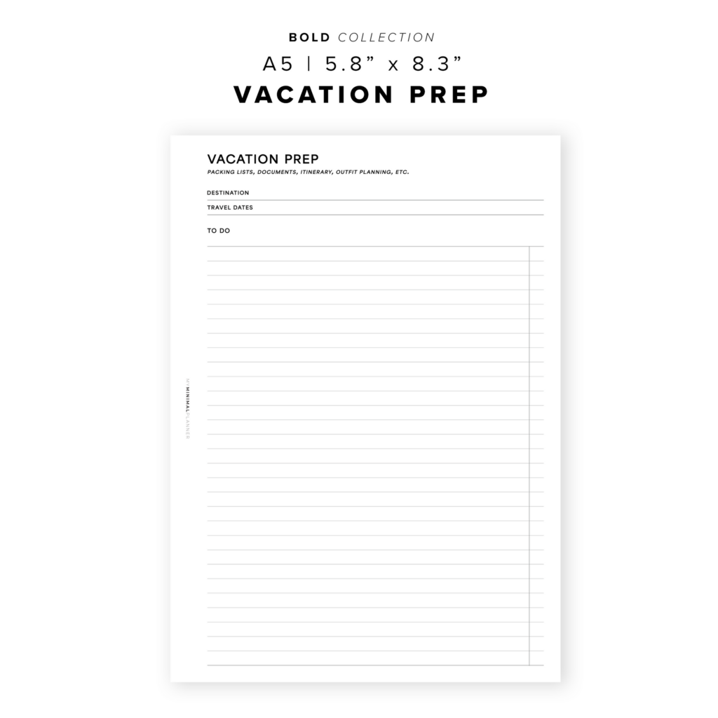 pr263 vacation prep printable insert