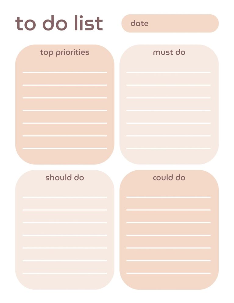 Printable Blank Check List Todo - to do list