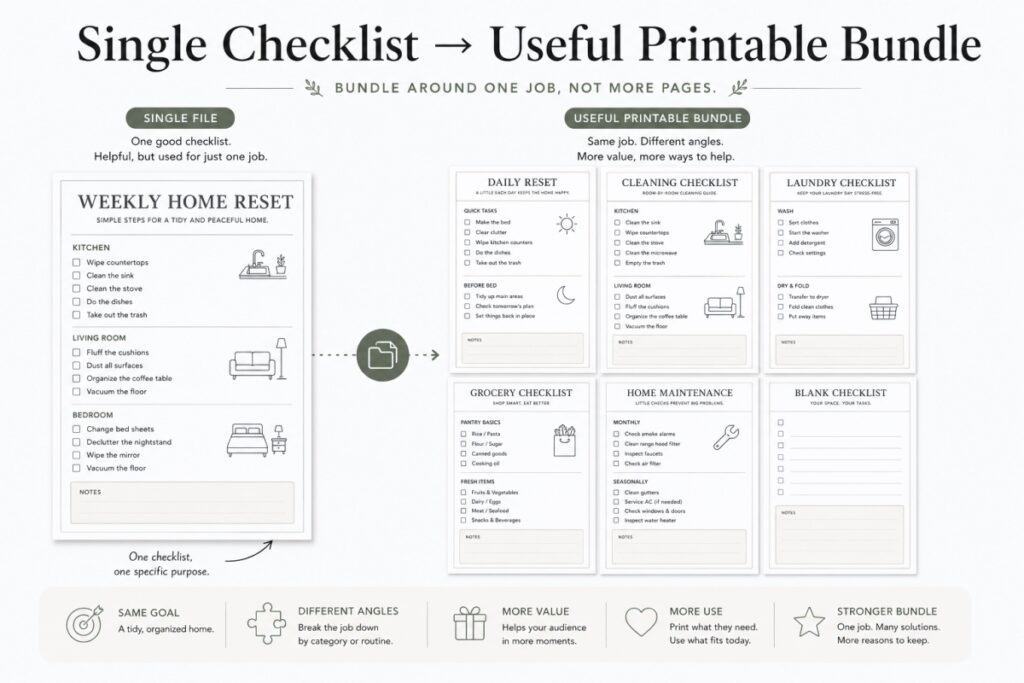 printable checklist template ideas