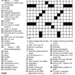 Printable Puzzles For The Elderly - Elderly Large Print Easy Crossword Puzzles Printable | FREE Printable HQ