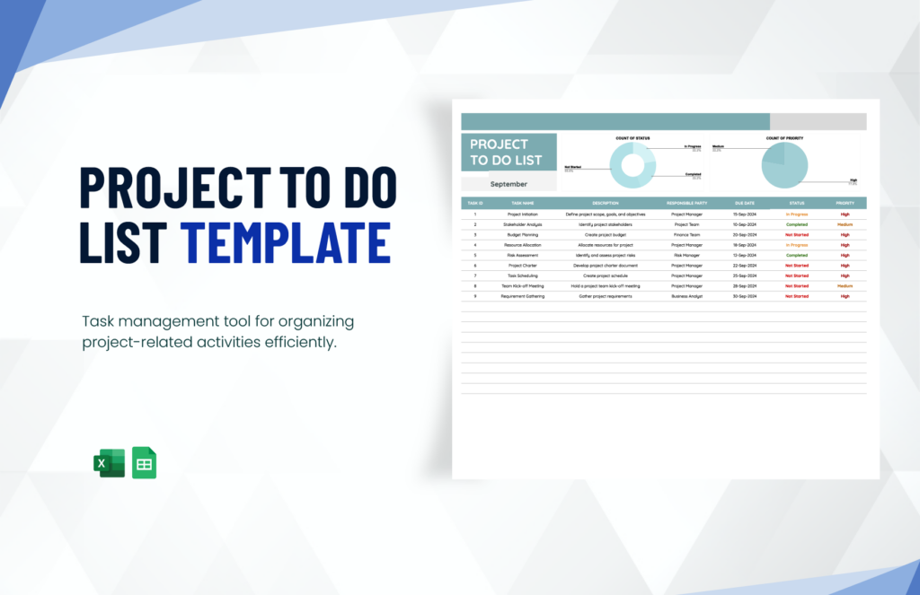 project to do list project to do list