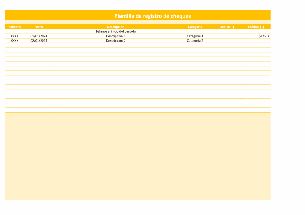 registro de cheques registro de cheques