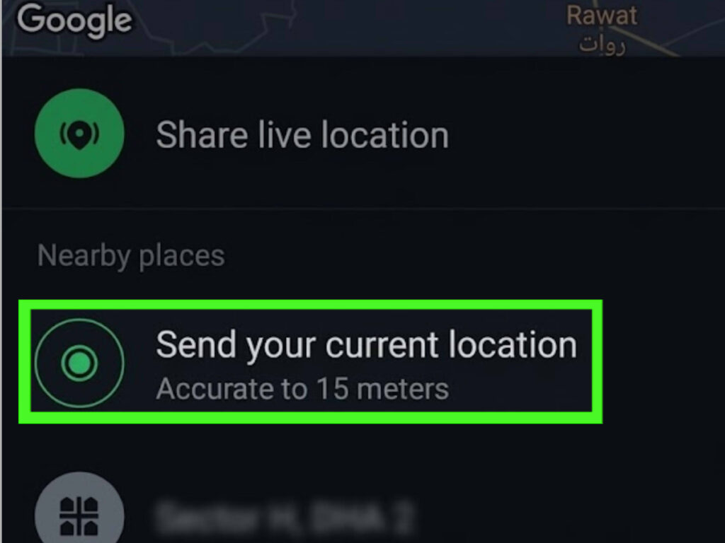 Share Your Location on WhatsApp Share Your Location on WhatsApp