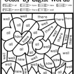 Sight Word Coloring Pages Free - Fun Sight Words Coloring Pages for Kids – Free Printable Activities