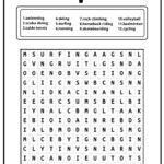 Sports Word Search Free Printable - Printable Sports Word Search - Free Crossword Puzzle