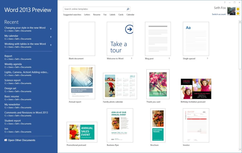 starting off right templates and built in content in the new word starting off right templates and built in content in the new word