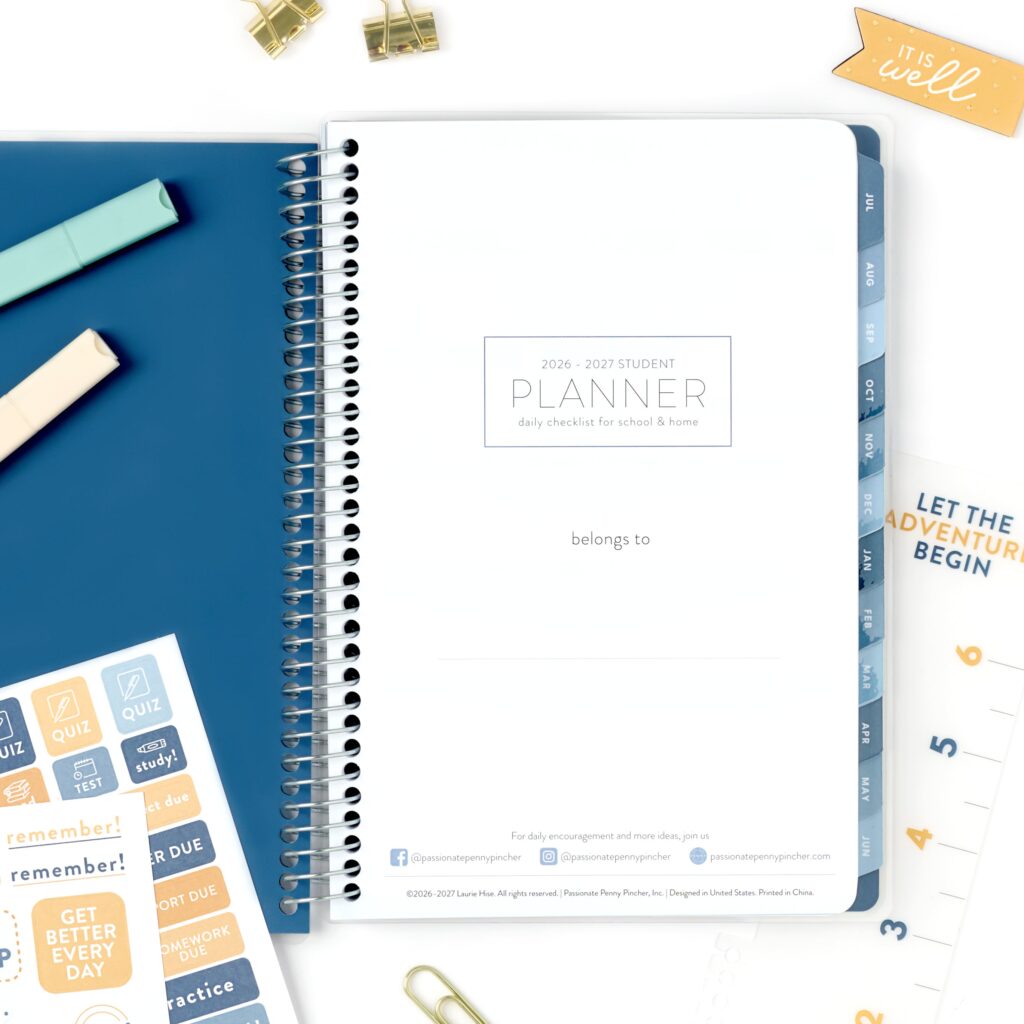 student academic planner