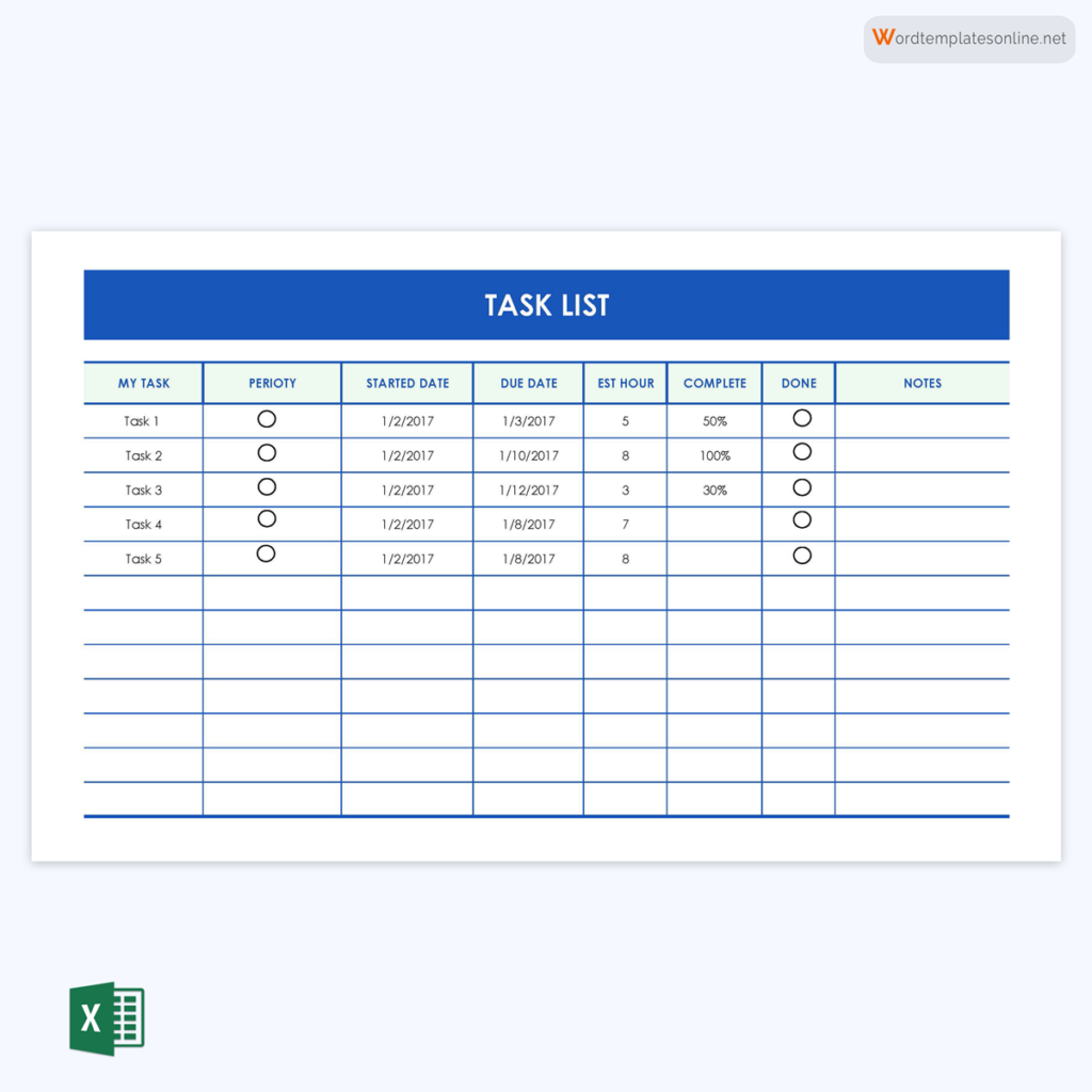 Task Lists Templates For Word – task assignment template Task Lists Templates For Word - task assignment template
