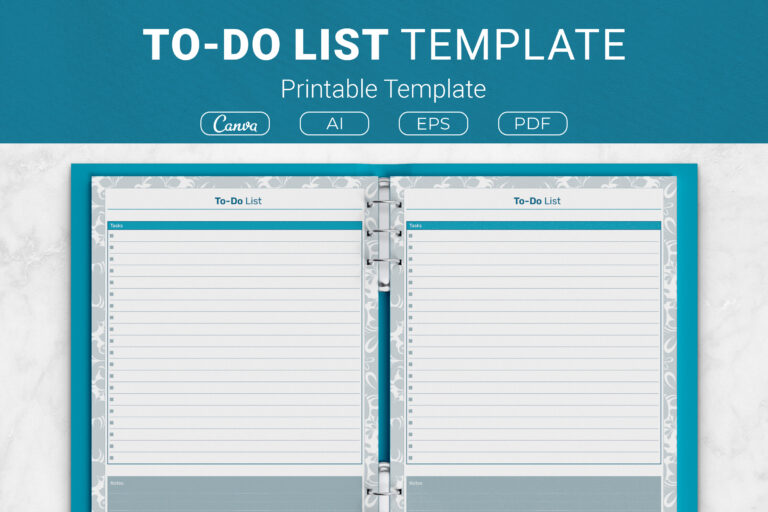 Template For A Todo List - to do list printable template 2