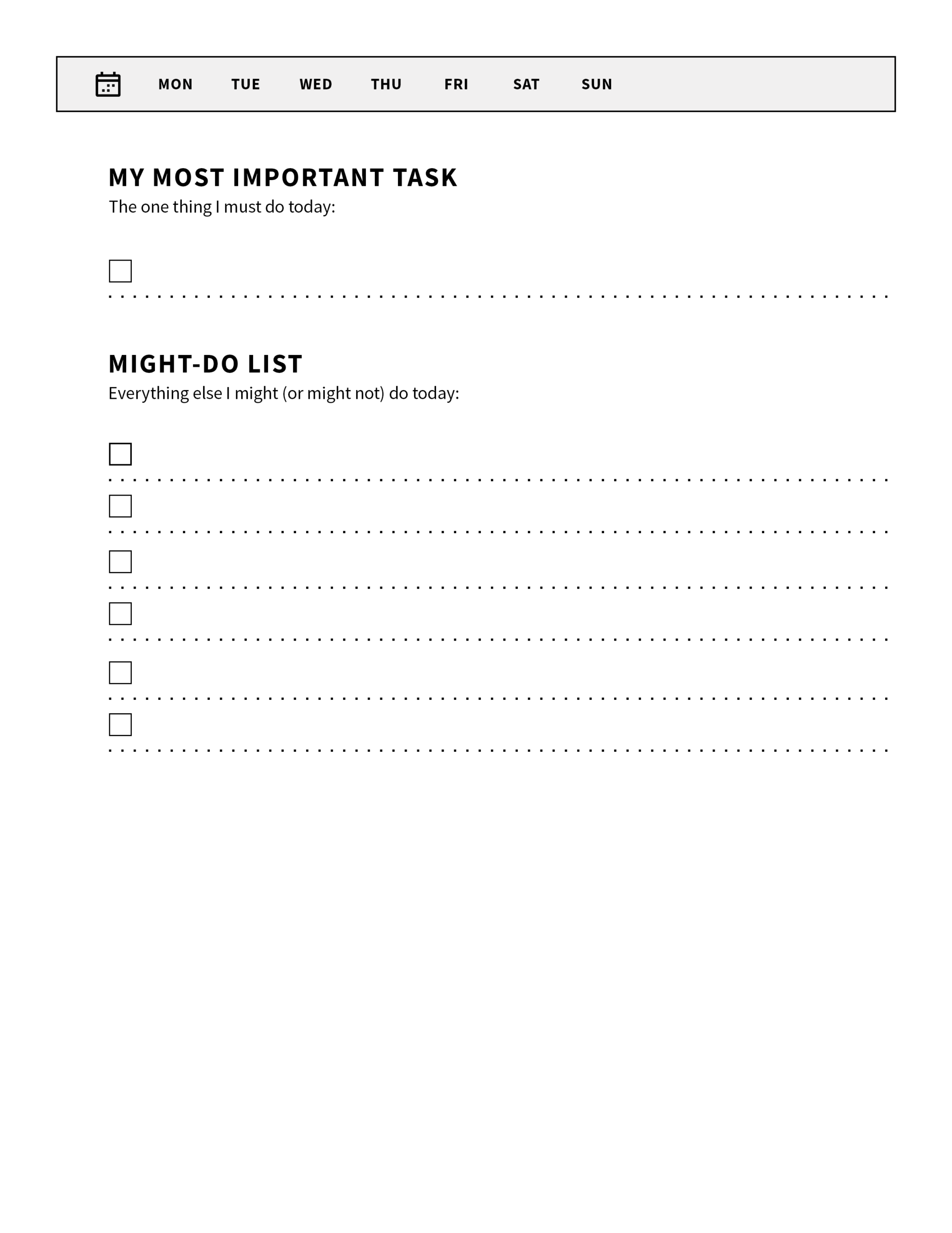 Template For Making A List - best beautiful printable to do list templates apps
