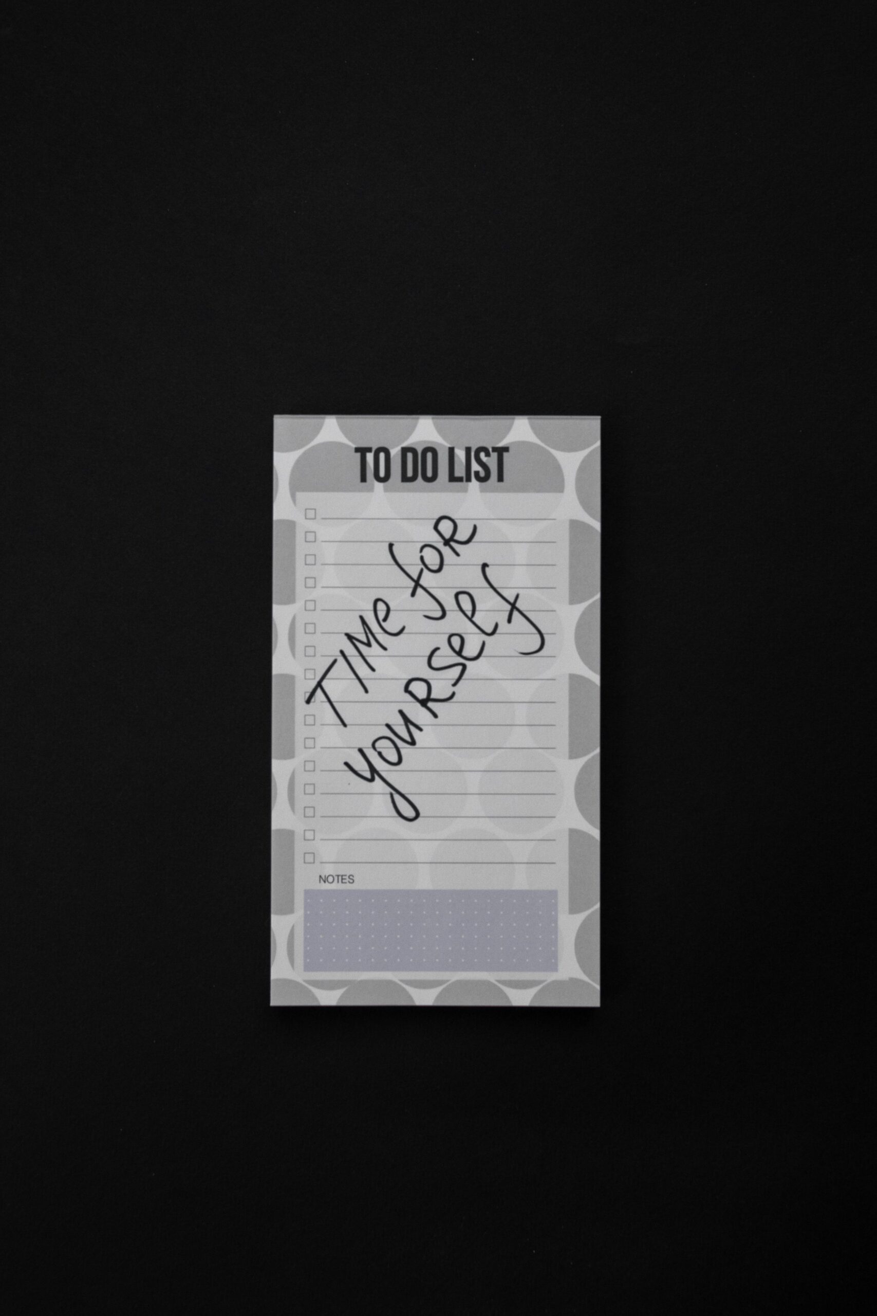 Template To Do List Bacground Black - close up shot of a to do list on a black surface 6192129