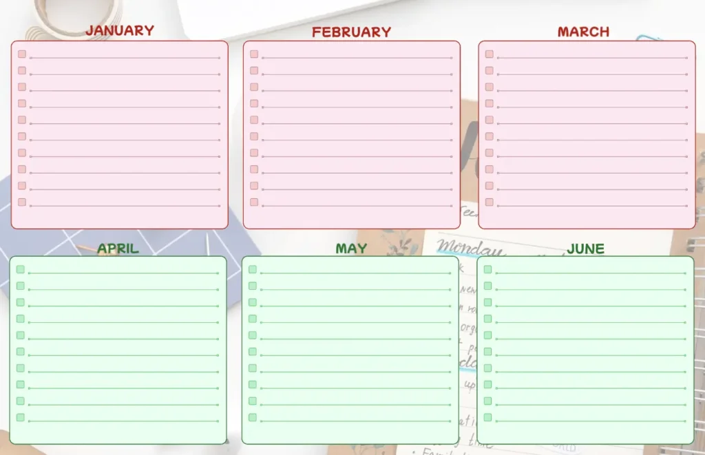 Template To Do List Cute - to do list
