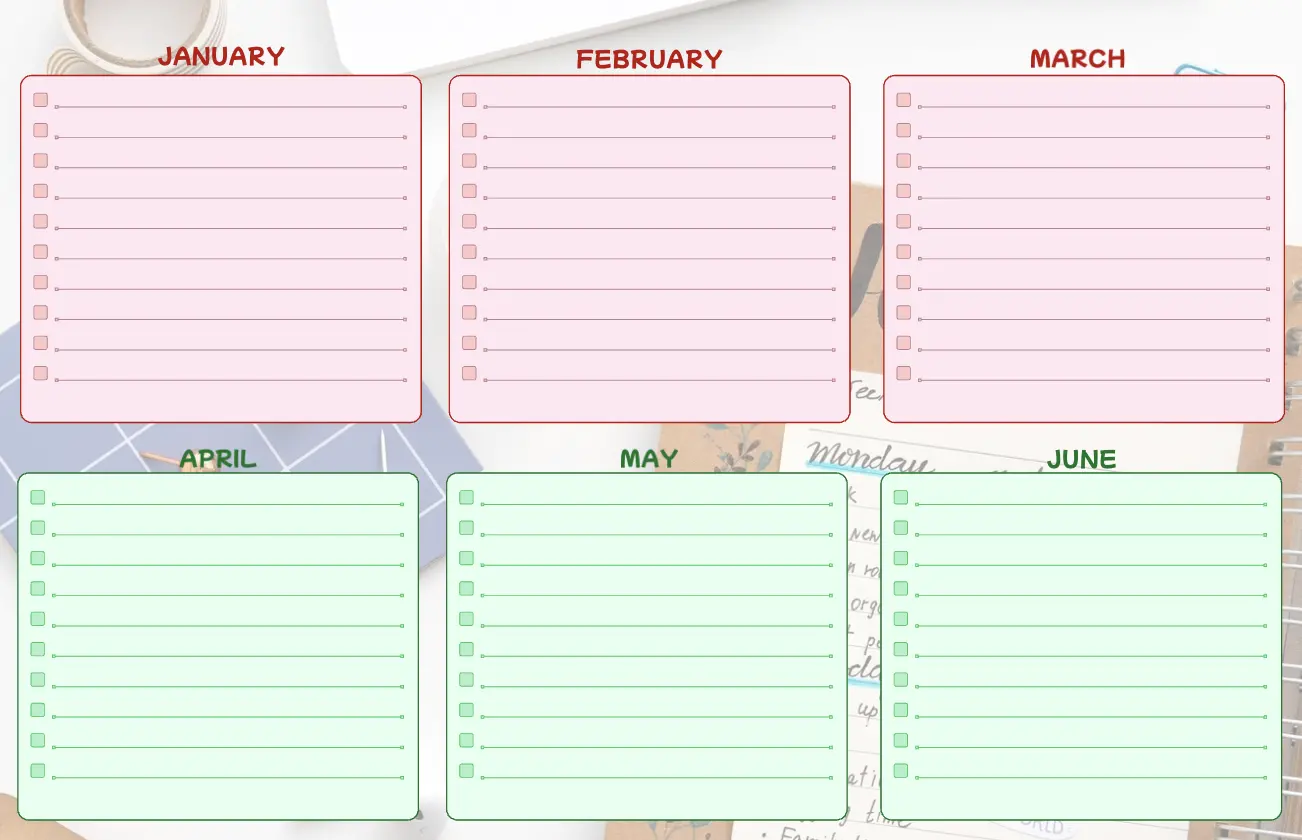 Template To Do List Cute - to do list