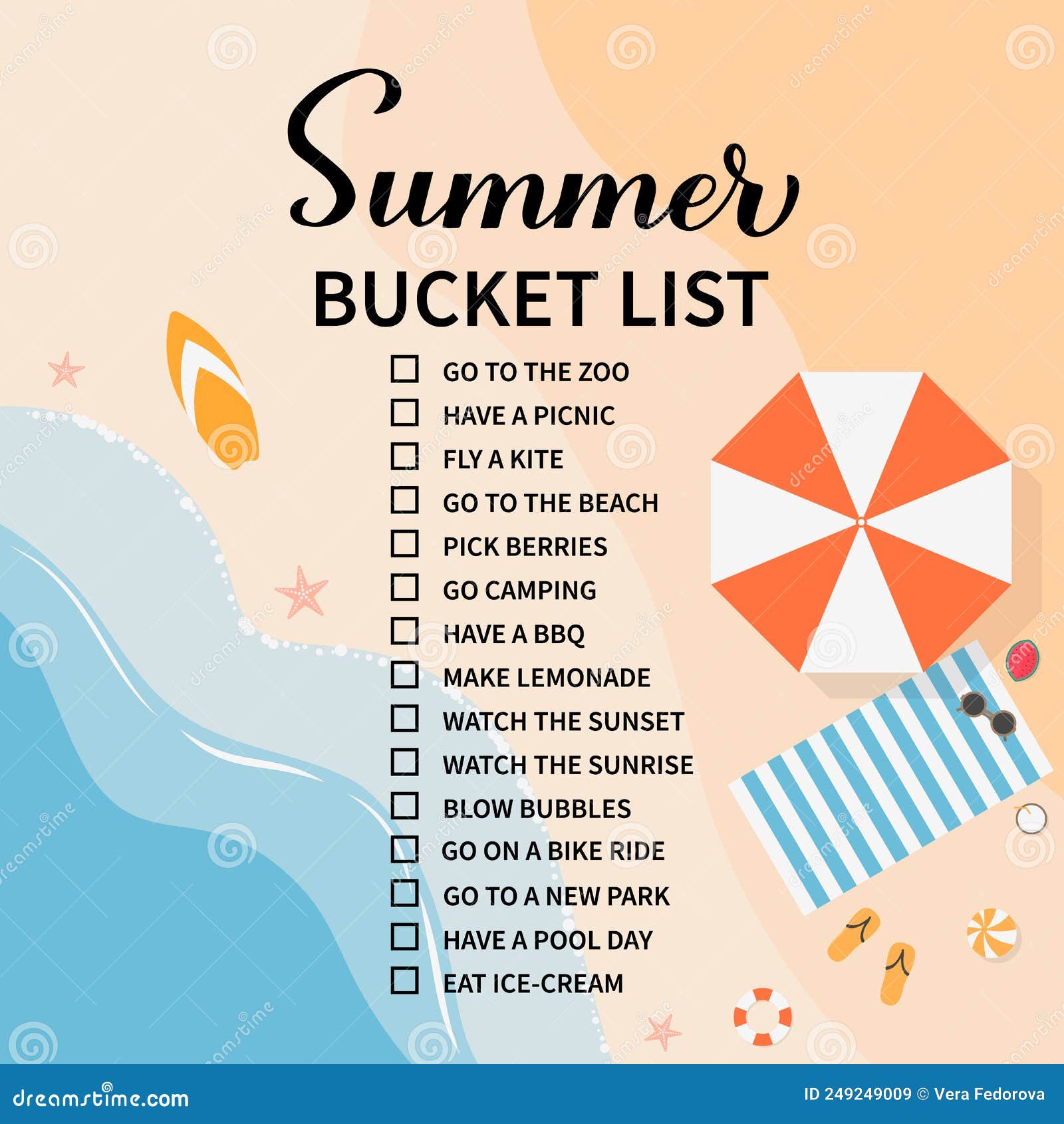 Things To Do Check List - summer bucket list funny things to do checklist seasonal activity planner page vacations wish easy edit vector template image249249009