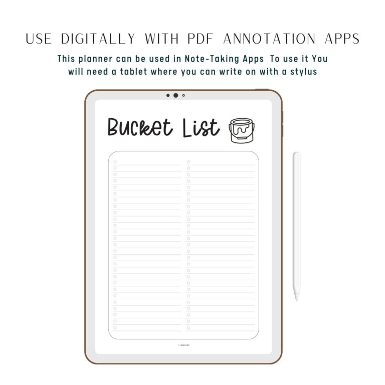 Things To Do List A4 Template - bucket list template printable