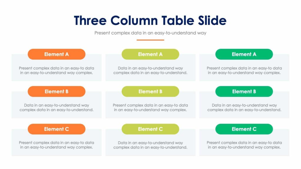 three column table slide infographic template s12202103 three column table slide infographic template s12202103
