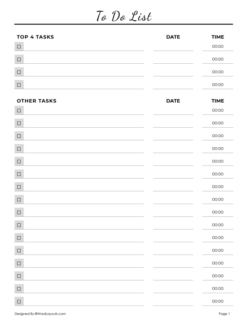 to do