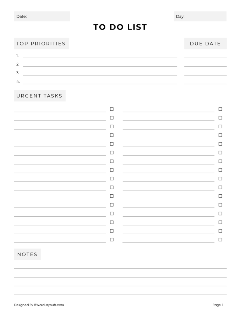 to do