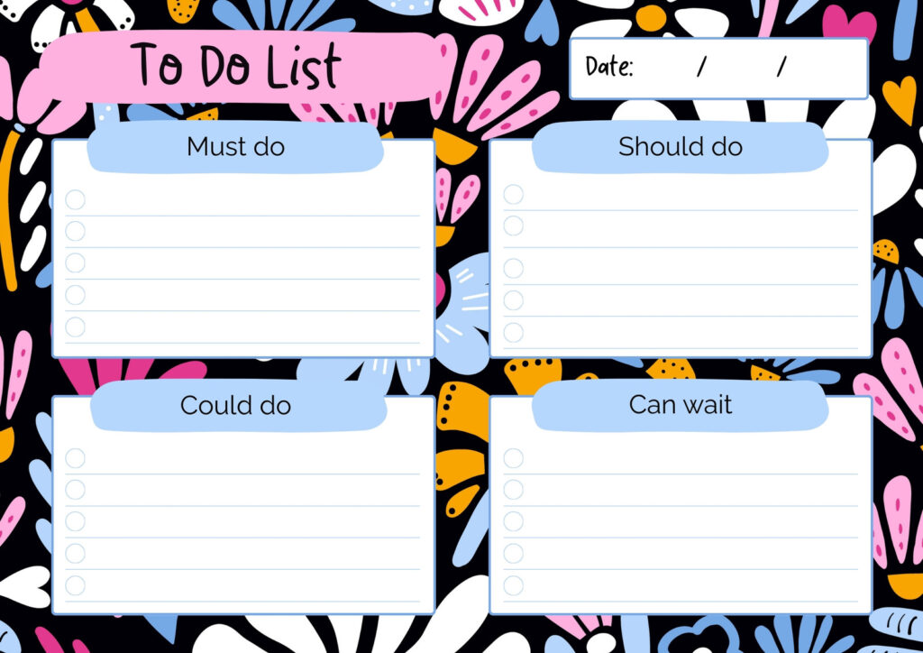 to do list