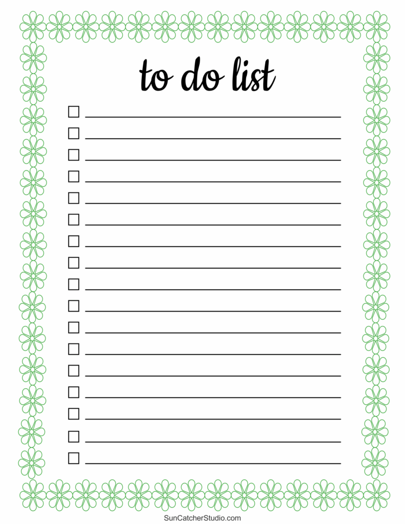 to do list