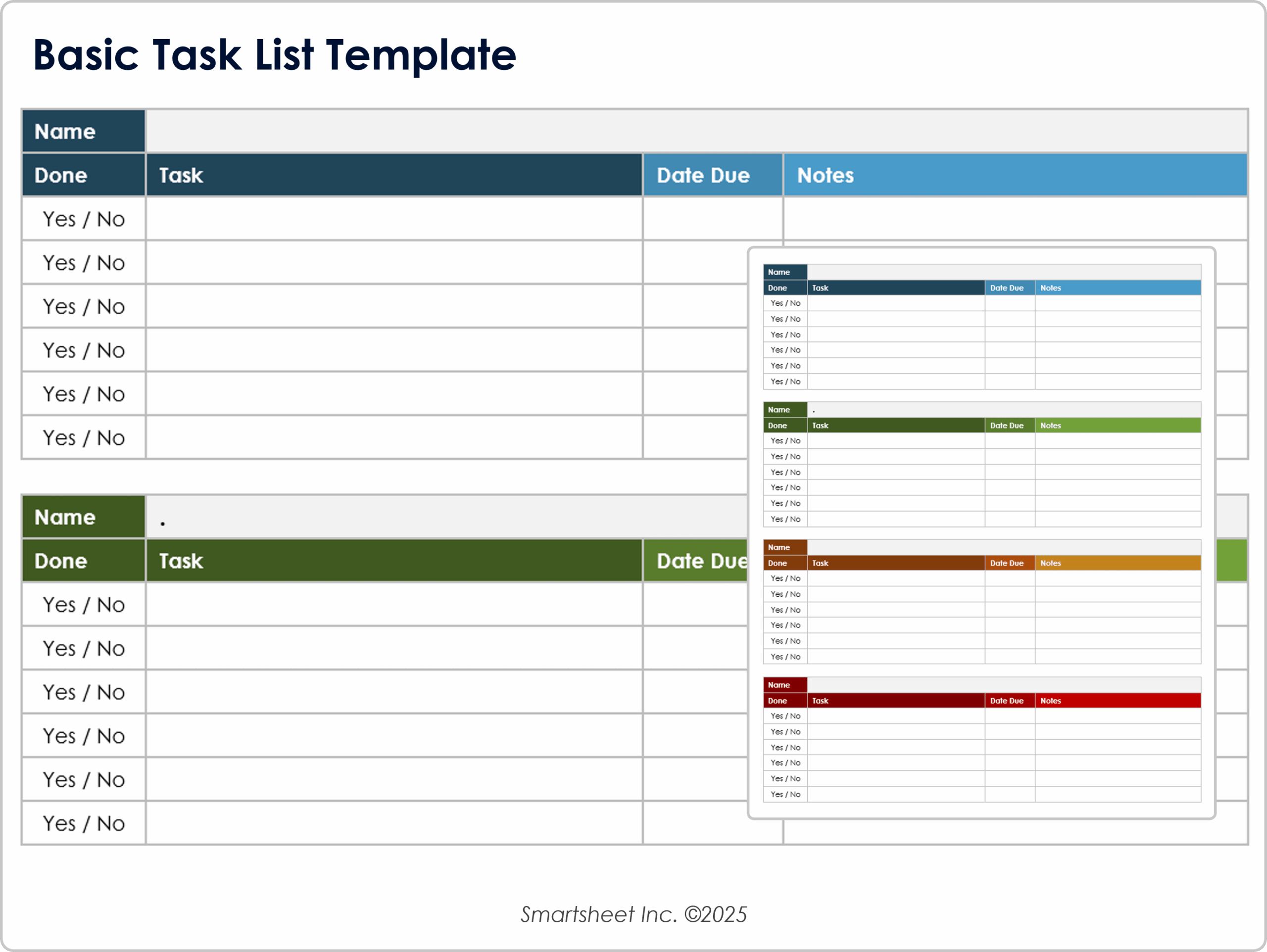 To Do List Agenda Template - 15 free task list templates