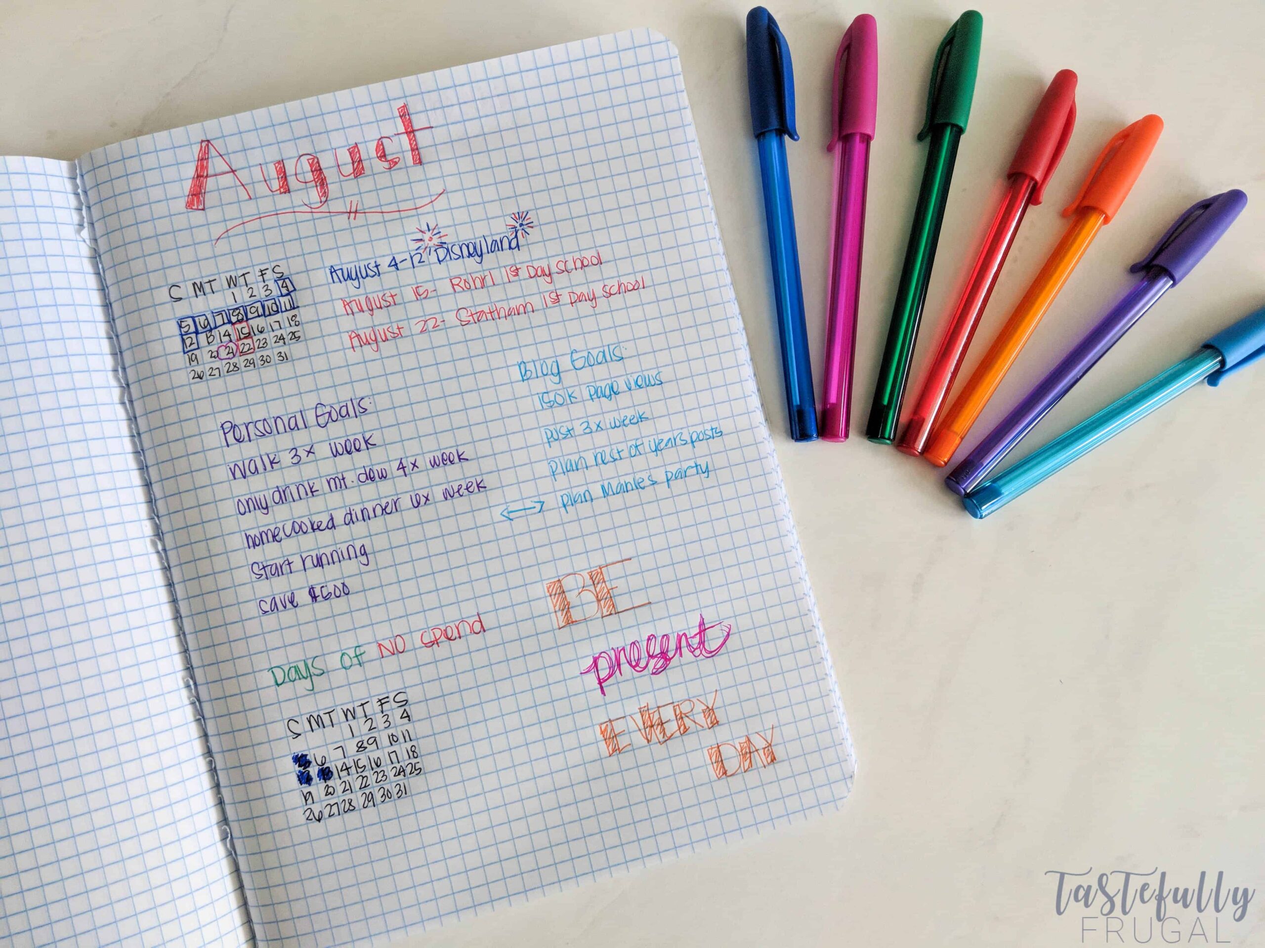 To Do List Bullet Journal Template - personal to do list bullet journal page