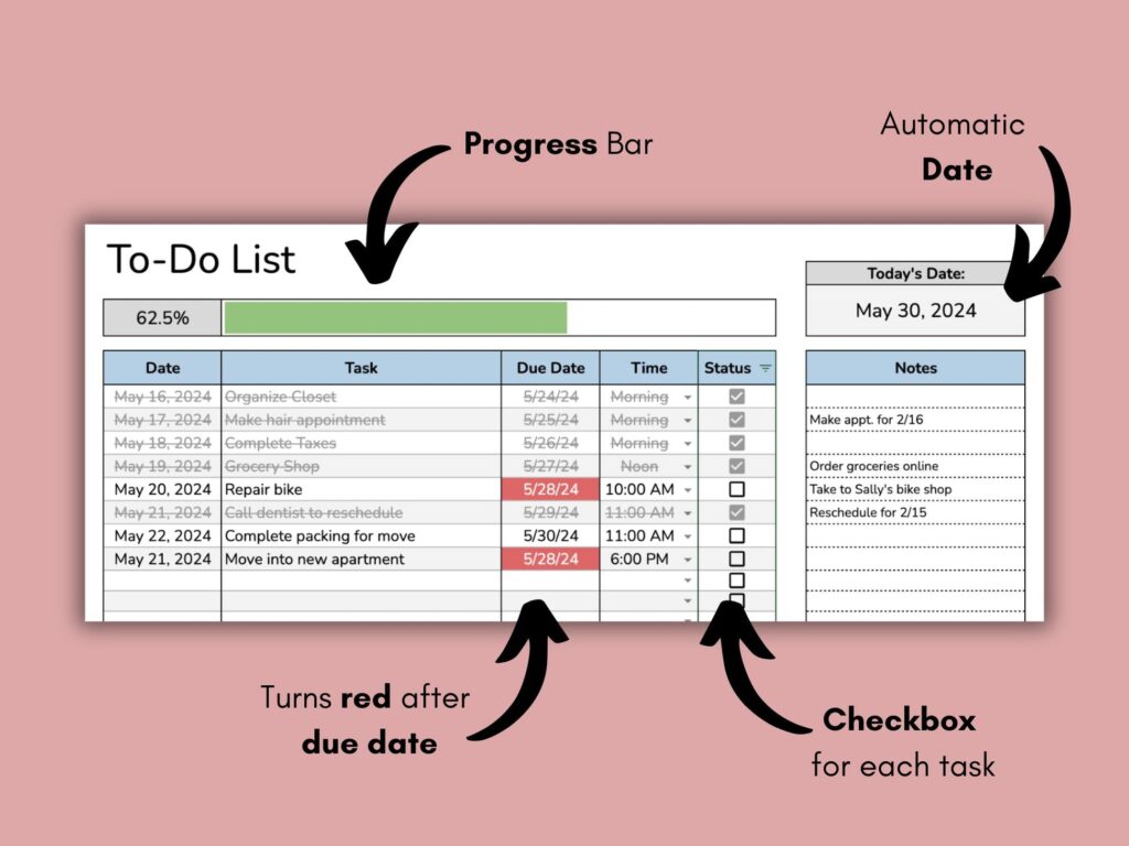 to do list calendar template google sheets to do list cute to do list daily to do list