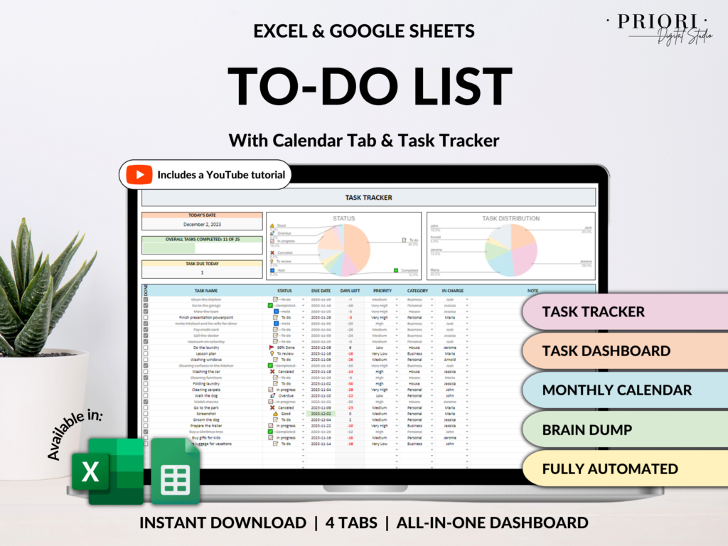 To Do List Digital Template - to do list