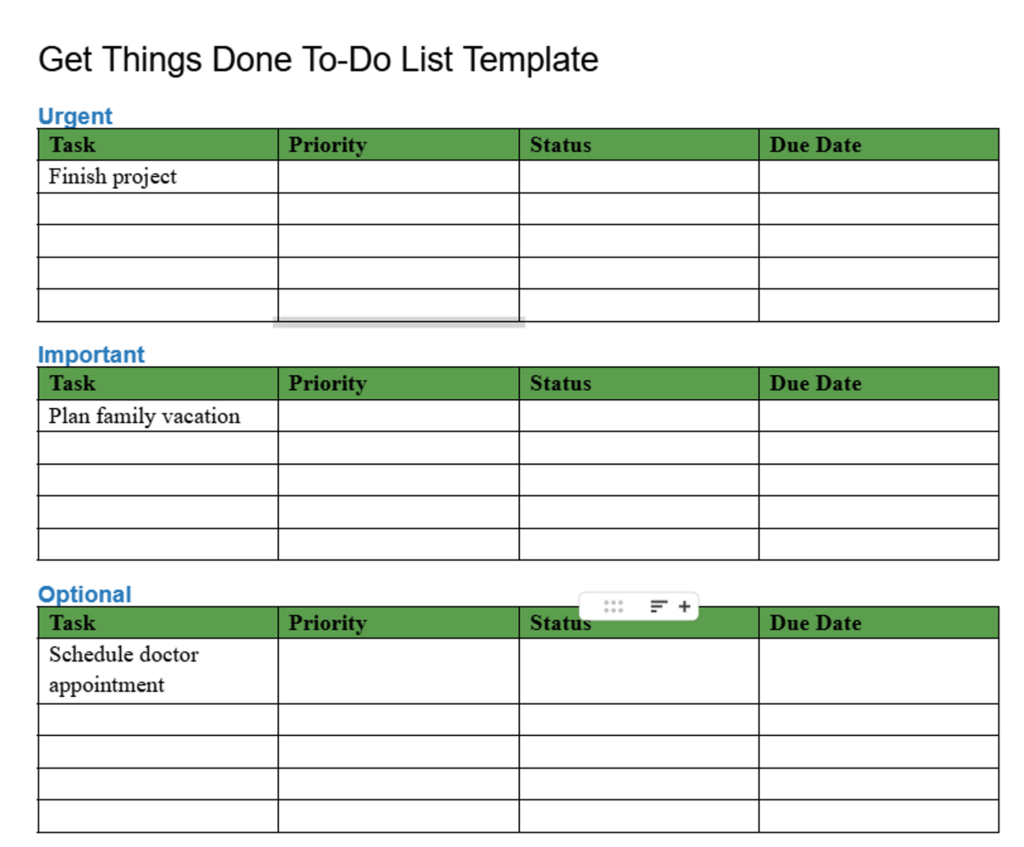 To Do List Download Template - to do list template